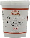 Fondarific Buttercream Red Fondant, 2-Pounds