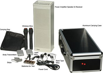 Hisonic 75 Watt portable and wireless PA system, HS322 Hisonic 75 Watt portable and wireless PA system, HS322