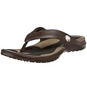 Crocs Unisex Modi Flip Flop,Espresso/Khaki,9 Men's (11 Women's US)
