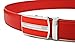 Xhtang Men's Automatic Buckle Ratchet Belt 115cm Red