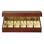 Burl Wood Flatware Storage Chest