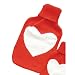 Knitted Hot Water Bottle - Large Heart