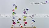 Home Decor Mural Art Wall Paper Stickers - Colorful Circle Rattan CP039