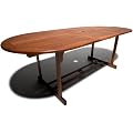 Strathwood Sheffield Hardwood Oval Expandable Table