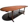 Strathwood Sheffield Hardwood Oval Expandable Table [Amazon Frustration-Free Packaging]