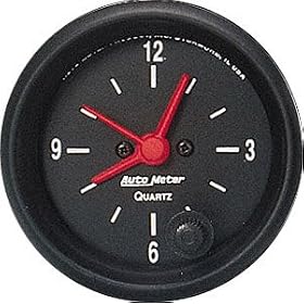 Auto Meter 2632 Z-Series Short Sweep Electrical Clock Gauge