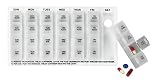 Duro-Med Weekly Pill Organizer, Clear
