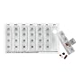 Duro-Med Weekly Pill Organizer, Clear