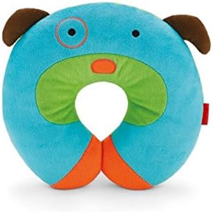 Cute Animal Style Neck Pillow Travel Pillow Soft Touching for Car Sleeping Airplane Flight Neck&amp;Shoulder Pain Relief for Kids Babies (Blue God)