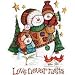 +love Never Melts-Snowmen Adult Sweatshirt