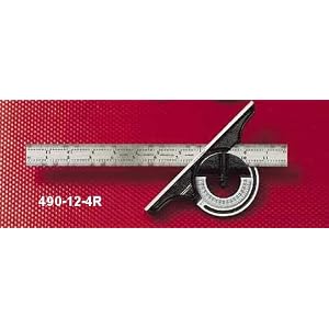 Starrett 490-12-4R Bevel Protractor by 