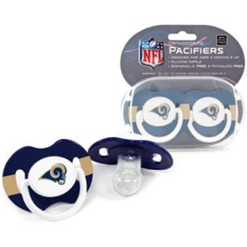 St. Louis Rams Pacifiers - 2 Pack