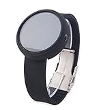 "Chrome Black" SnuG Wrist Watch Band & Protector Case Set for Moto 360 Moto360 Watchband