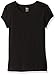 The Children's Place Big Girls Basic Short Sleeve Layering Tee, Black, Medium/7/8