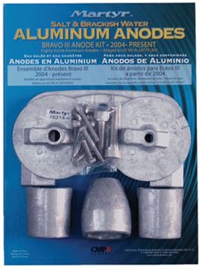 MERC BRAVO 3 Anode Kit, '04-PRESENT, ALUMINUM On Sale