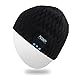 Rotibox Bluetooth Beanie Hat, Winter Outdoor Sport Premium Knit Cap with Wireless Stereo Headphone Headset Earphone Speaker Mic Hand-Free Compatible with iPhone Samsung Android Cell Phones - Black