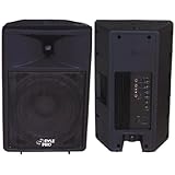 Pyle-Pro PPHP1592A - 1000 Watt Powered 15'' Two-Way Plastic Molded Loudspeaker