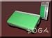 GREEN HARD SKIN CASE FOR NINTENDO NDS LITE DS