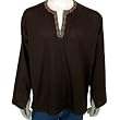 Mens Long Sleeve Casual Cotton Shirt Kurta India
