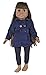 Fibre Craft Springfield Collection: Peacoat for 18-Inch Dolls, Blue