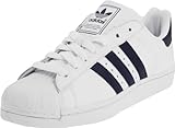 adidas Originals Men's Superstar 2 Fashion Sneaker,White/New Navy/White,7.5 D
