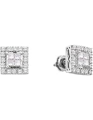 0.50CTW DIAMOND INVISIBLE EARRING