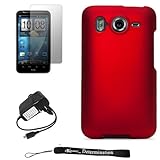 Red Smooth Design Cover / 2 Piece Snap On Crystal Protective Hard Case for  ....