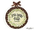 "Love Never Fails" 1 Cor 13:8 Ceramic Decorative Hanging Plate