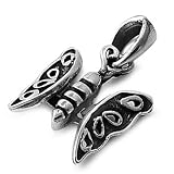 MiniSterlingSilverButterflyPendant