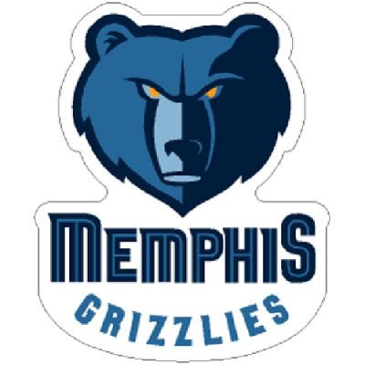 Memphis Grizzlies Official Logo 2" Acrylic Magnet