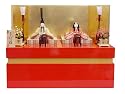 真多呂 雛人形 ひな人形 木目込人形 収納飾り 親王飾り 伝統的工芸品 春雅雛 h243-mt-2070 【2012年度新作】