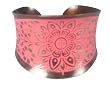 Burnished Enamel Metal Cuff