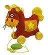 Giggle Toys Giddy Up Pull Toy, Western Red