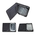 PU Leather Case Cover for Latest Generation Amazon Kindle 4 Wi-Fi 6-Inch E Ink Display, Black