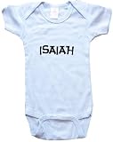 ISAIAH / Hurry Up - Name-series - White Or Blue Onesie / Baby T-shirt