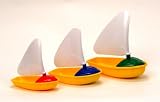 3-pc Interlocking Toy Sailboat Set