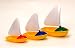 3-pc Interlocking Toy Sailboat Set