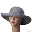 Ladies Paper Braid Hat/ Denim