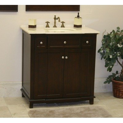 Preston 34 Bathroom Vanity in Mahogany
