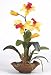 Mini Silk Cattleya Orchid Flower Arrangement