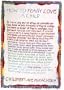 Sark How to Really Love a Child Verse Cotton Throw Blanket Rug Afghan New Gift