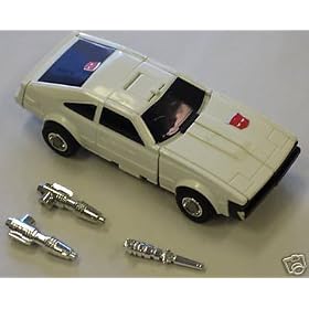 Transformer Generation 1 Original Toy collectable:DOWNSHIFT Mail Away Transformer Toy fron G1 Transformers line from the 1980s. (LOOSE FIGURE VERSION)(THIS IS THE ORIGINAL G1 TOY)(THIS IS NOT A REISSUE OR REPRODUCTION)(TRANSFORMER GENERATION 1 TOY)(TRANSFORMER G1 TOY)(AUTOBOT AND DECEPTICON TOYS)
