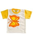 Happy Print SS Tee, 18 - 24m, Sunflower - Butterfly