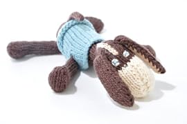 ChunkiChilli Organic Cotton Donkey Toy - Brown