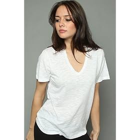 Buy Alternative Apparel The Versailles V-Neck Tee in White,T-shirts for Women by Alternative
