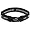Phiten Titanium Bracelet ( sz. L, Black )