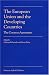 The European Union and the Developing Countries: The Contonou Agreement