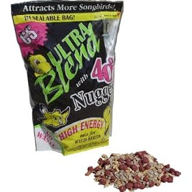 Ultra Blend 40% Nuggets Bird Food, 4lb by C & S Products