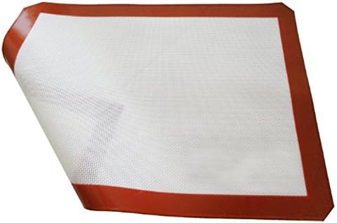 Chelsydale's Silicone Baking Mat, 1 Piece Baking Sheet Liner - Fits Half-Size Pan, 16.5 x 11.5