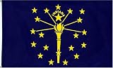Large New 3x5 Indiana State Flag US USA American Flags
